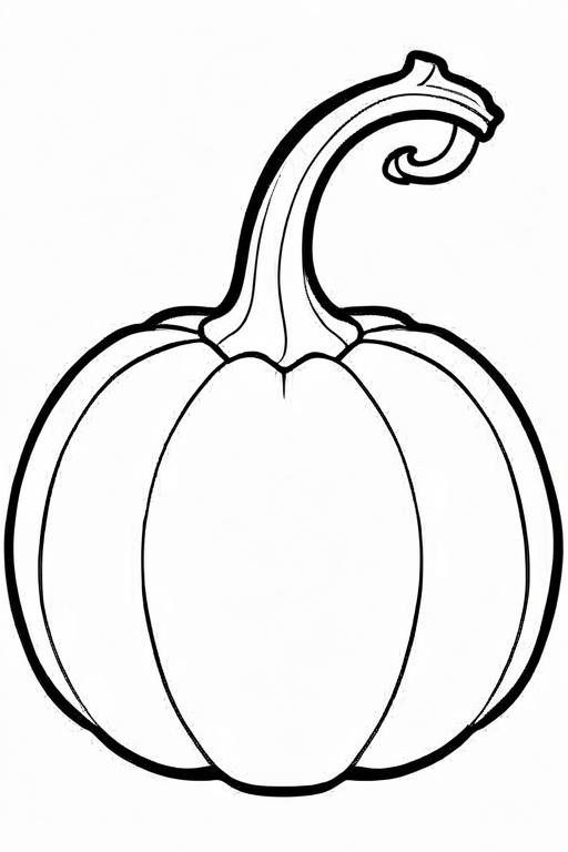 Pumpkin Coloring Page 13 for Kids