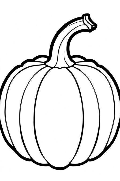 Pumpkin Coloring Page 14 for Kids