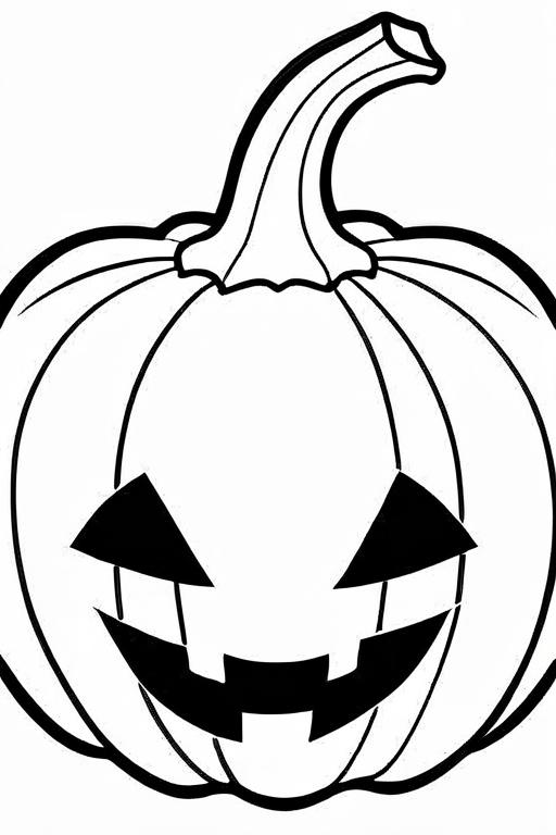 Pumpkin Coloring Page 15 for Kids