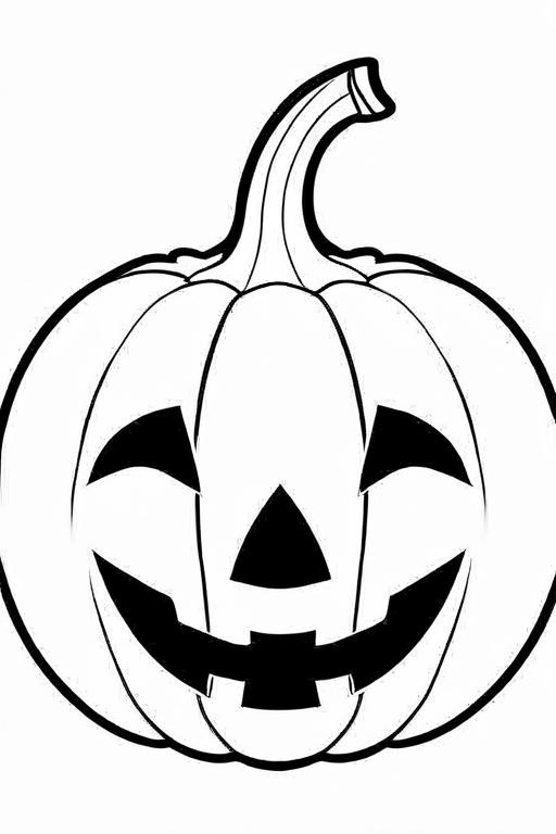 Pumpkin Coloring Page 16 for Kids