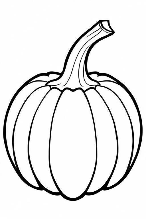 Pumpkin Coloring Page 17 for Kids