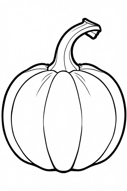 Pumpkin Coloring Page 18 for Kids