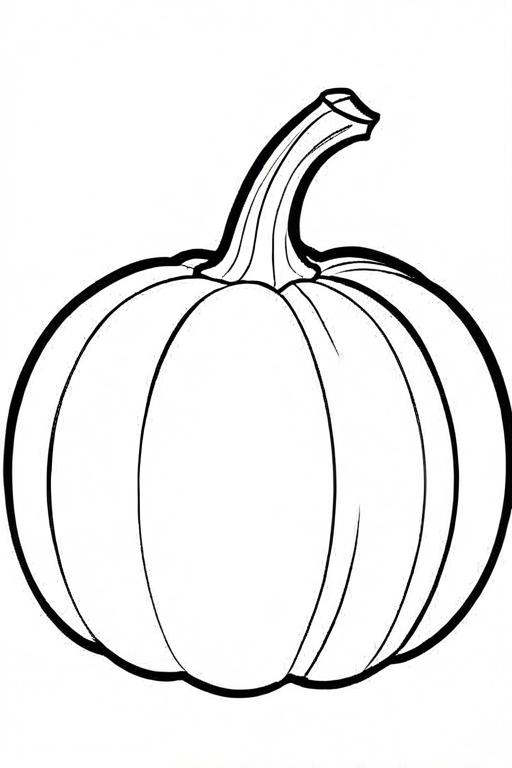 Pumpkin Coloring Page 9 for Kids