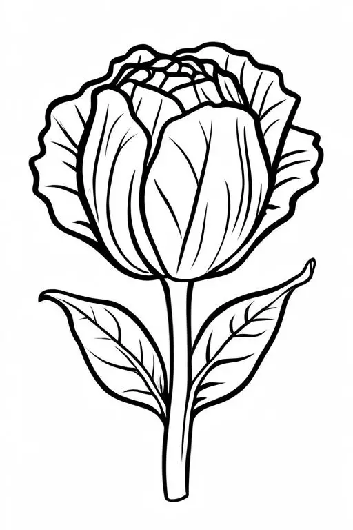 Radicchio Coloring Page 12 for Kids