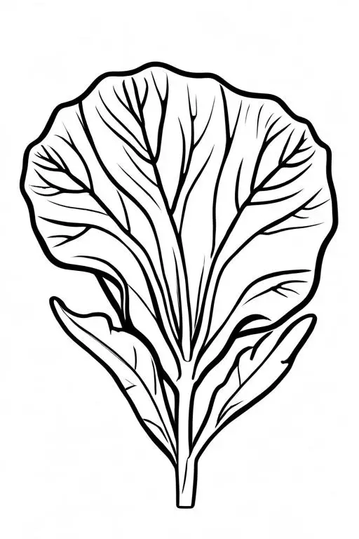 Radicchio Coloring Page 15 for Kids