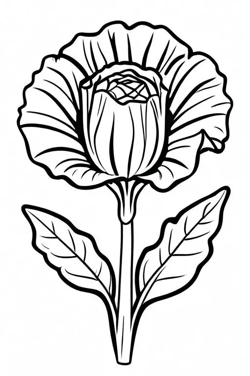 Radicchio Coloring Page 19 for Kids