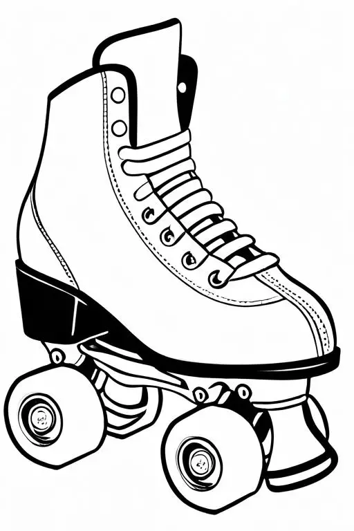 Roller Coloring Page 11 for Kids