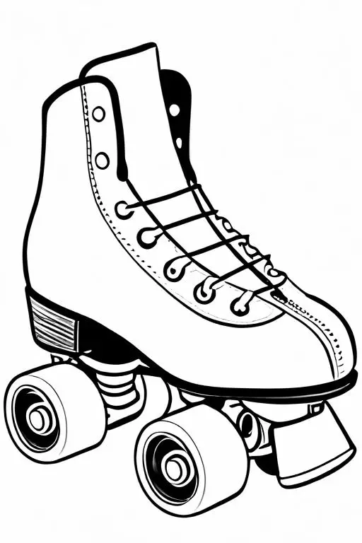 Roller Coloring Page 13 for Kids