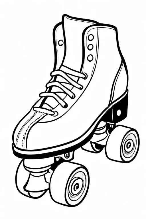 Roller Coloring Page 20 for Kids