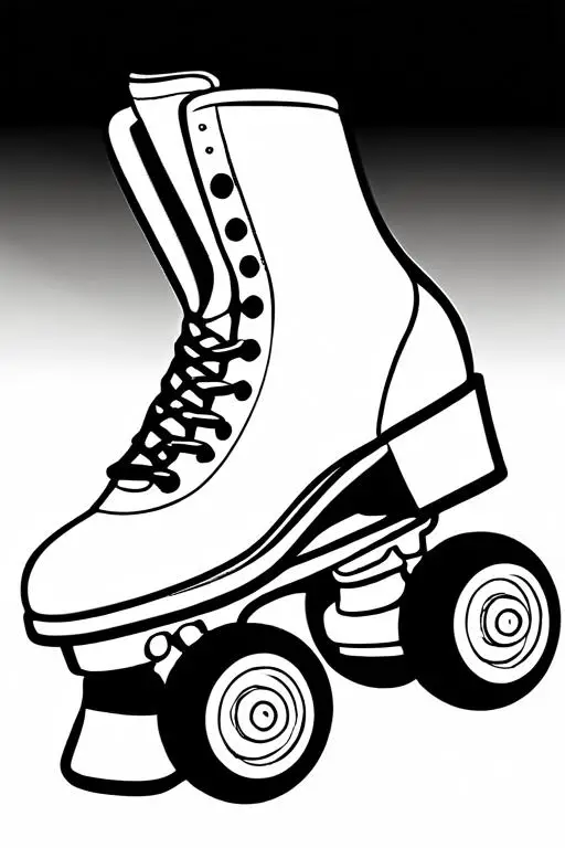 Roller Coloring Page 5 for Kids