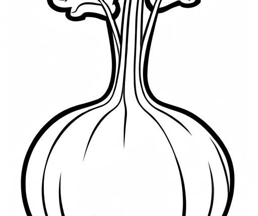 Rutabaga Coloring Page 1 for Kids