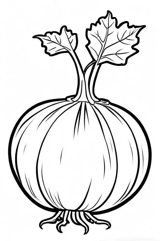 Rutabaga Coloring Page 10 for Kids