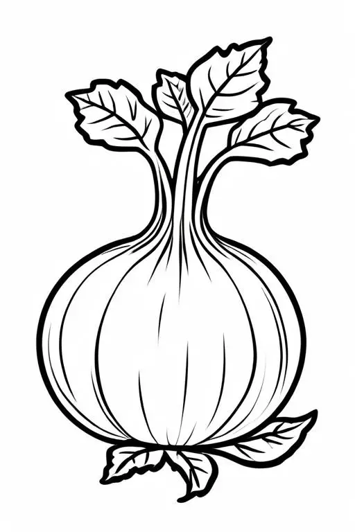 Rutabaga Coloring Page 11 for Kids