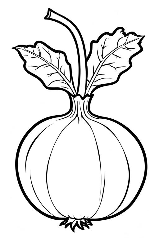 Rutabaga Coloring Page 15 for Kids