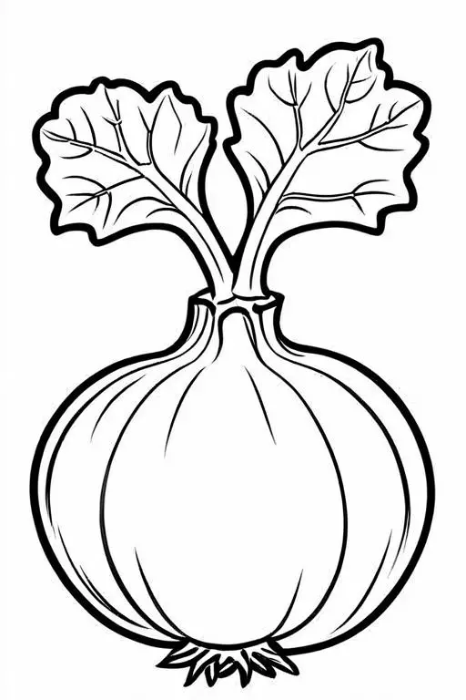 Rutabaga Coloring Page 16 for Kids