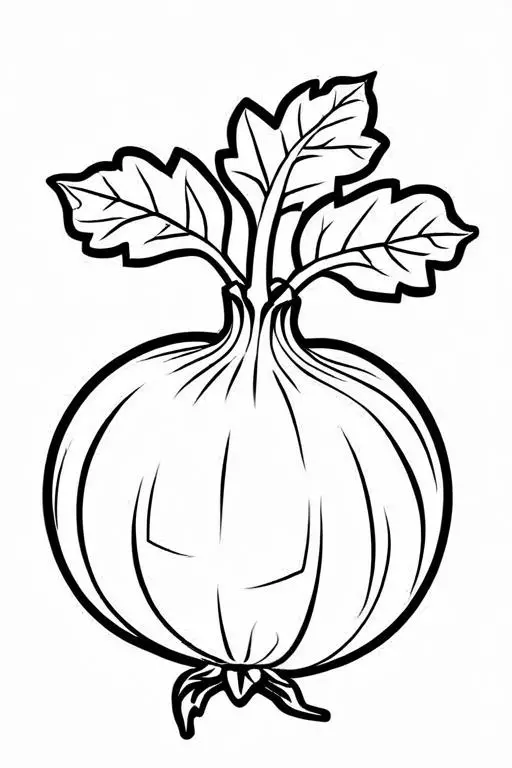 Rutabaga Coloring Page 17 for Kids