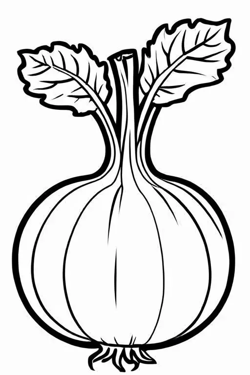 Rutabaga Coloring Page 18 for Kids