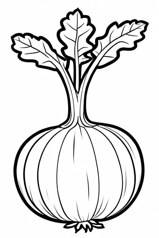 Rutabaga Coloring Page 19 for Kids