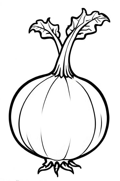 Rutabaga Coloring Page 24 for Kids