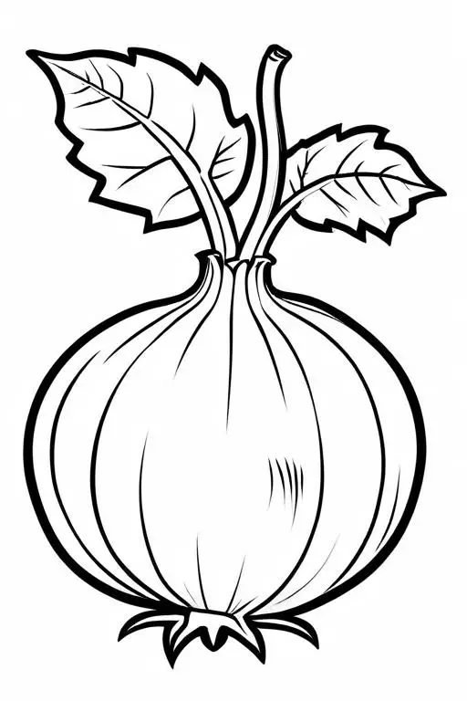 Rutabaga Coloring Page 25 for Kids