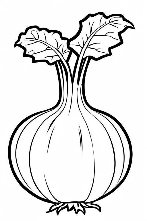 Rutabaga Coloring Page 3 for Kids