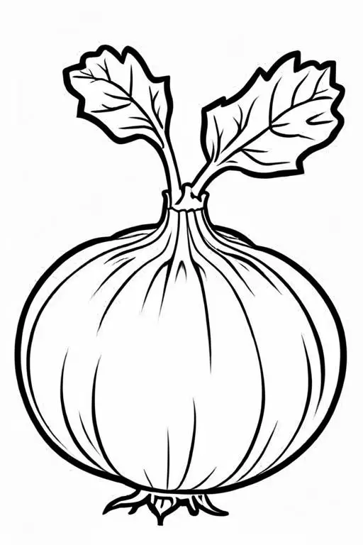 Rutabaga Coloring Page 4 for Kids