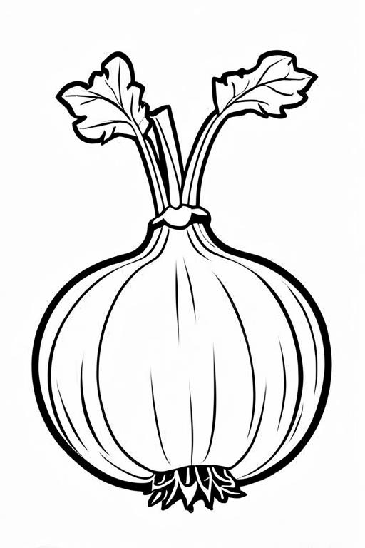 Rutabaga Coloring Page 8 for Kids