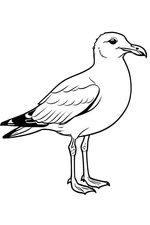 Seagull Coloring Page 29 for Kids