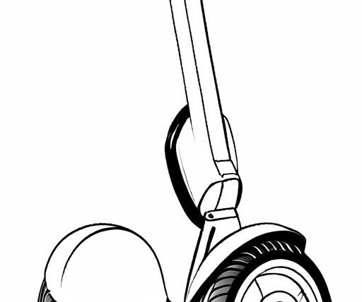 Segway Coloring Page 1 for Kids