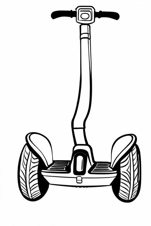 Segway Coloring Page 20 for Kids