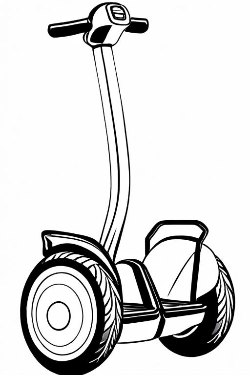 Segway Coloring Page 5 for Kids