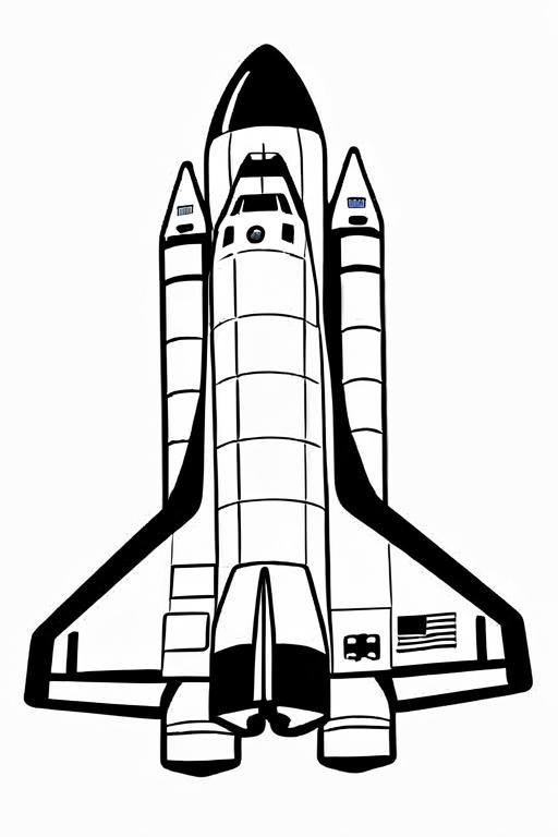 Space Coloring Page 11 for Kids