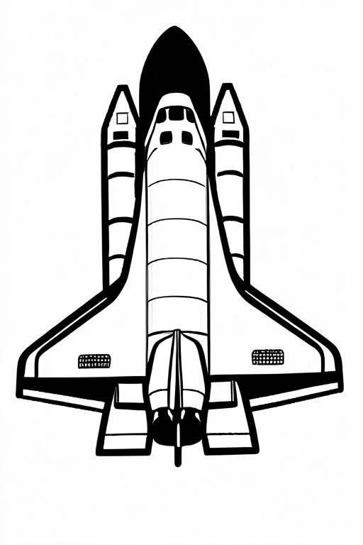 Space Coloring Page 12 for Kids