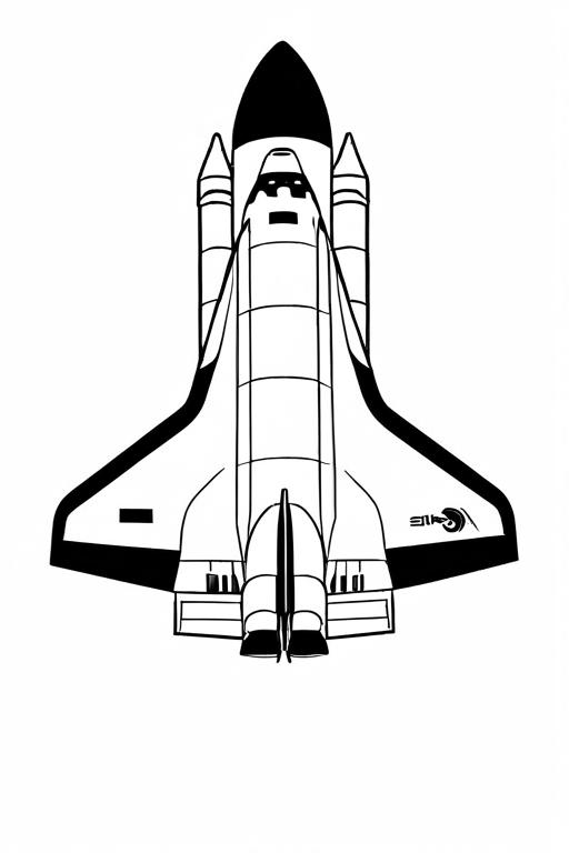 Space Coloring Page 13 for Kids