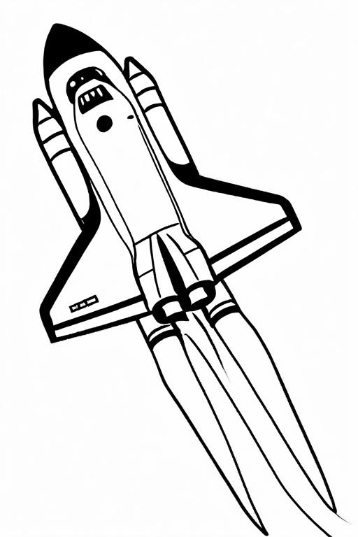 Space Coloring Page 14 for Kids