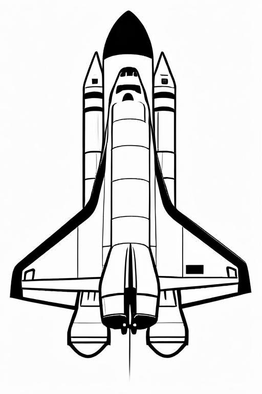 Space Coloring Page 15 for Kids