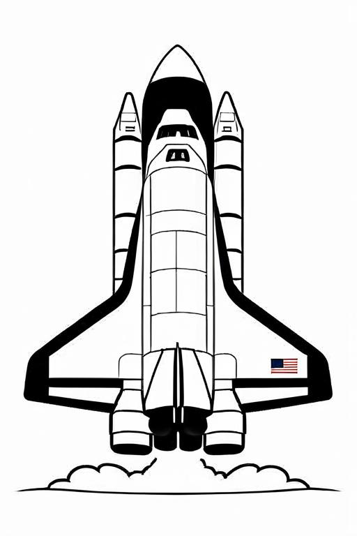 Space Coloring Page 21 for Kids