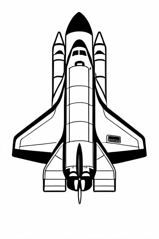 Space Coloring Page 22 for Kids