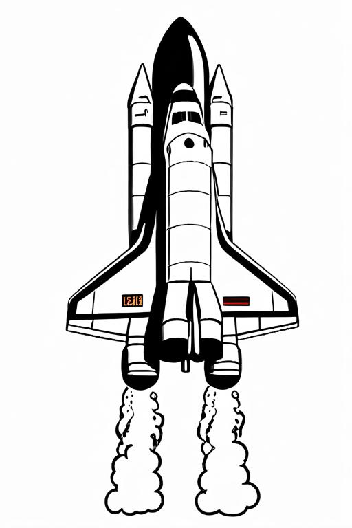 Space Coloring Page 28 for Kids