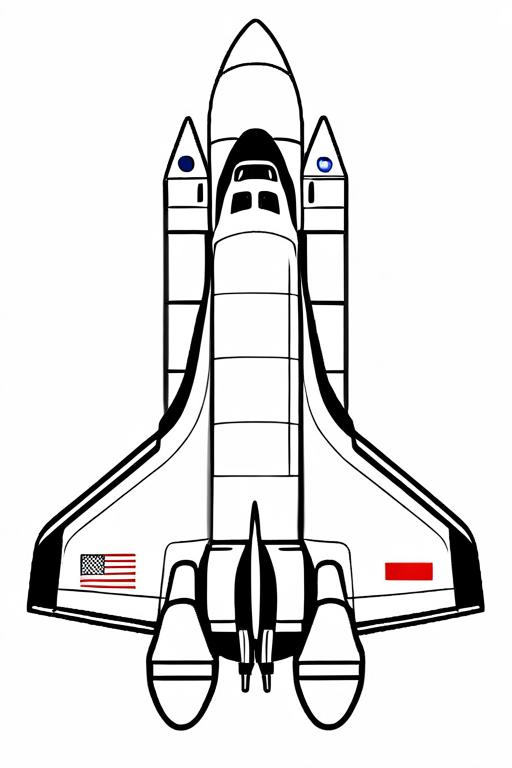 Space Coloring Page 3 for Kids