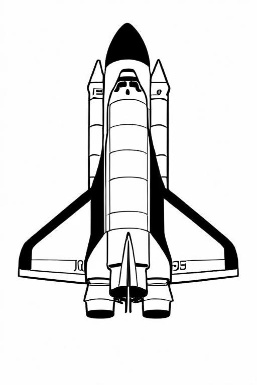 Space Coloring Page 4 for Kids