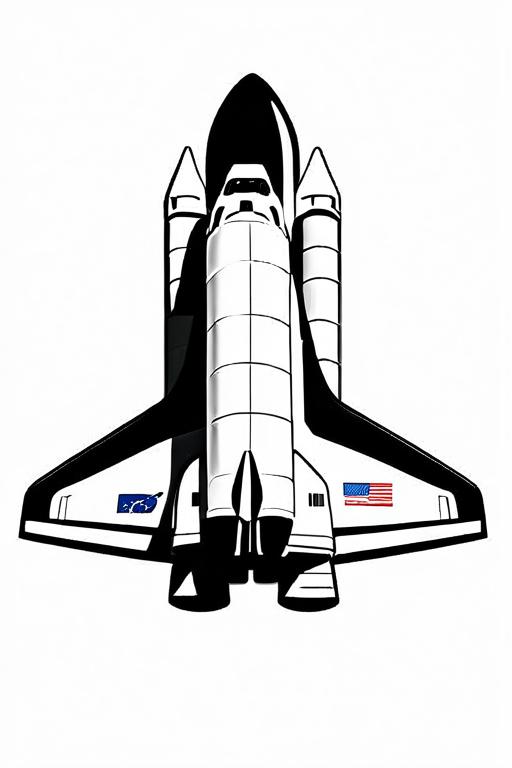 Space Coloring Page 40 for Kids