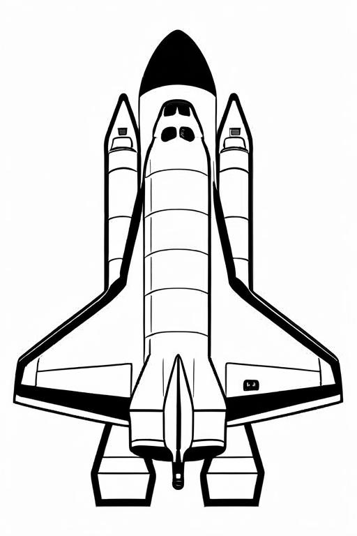 Space Coloring Page 5 for Kids