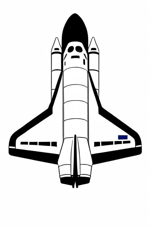 Space Coloring Page 6 for Kids