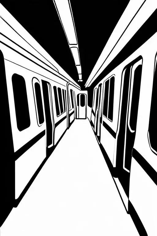 Subway Coloring Page 19 for Kids