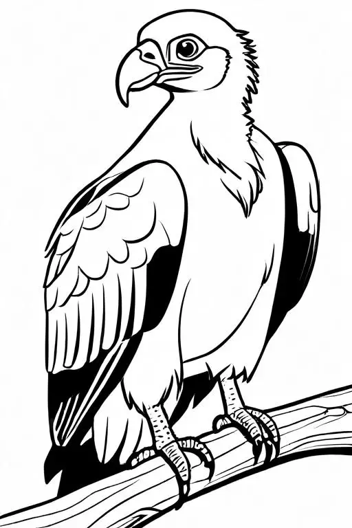 Vulture Coloring Page 13 for Kids