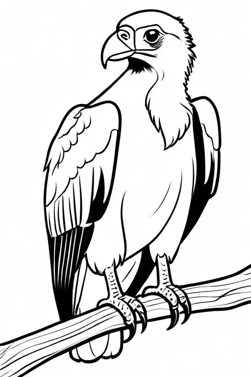 Vulture Coloring Page 14 for Kids