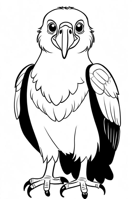 Vulture Coloring Page 15 for Kids