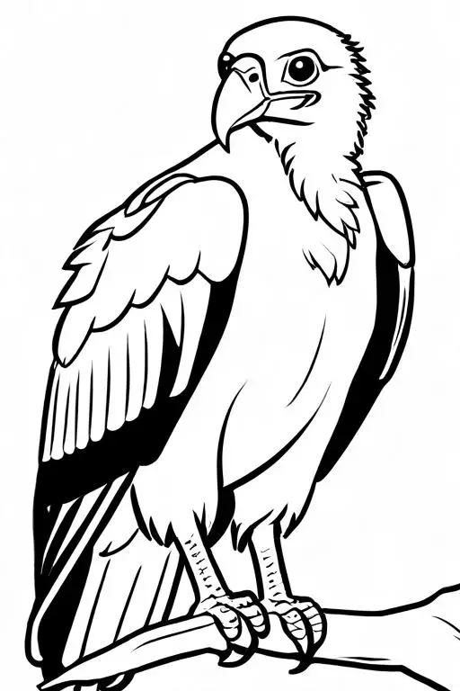 Vulture Coloring Page 22 for Kids