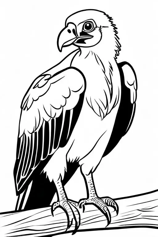 Vulture Coloring Page 23 for Kids